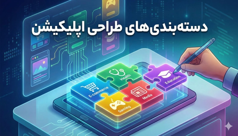 دسته بندی های طراحی اپلیکیشن