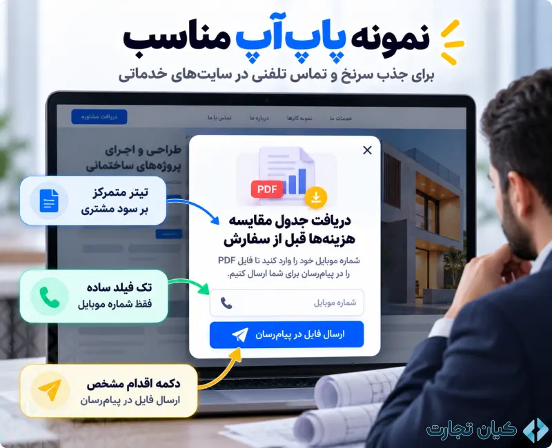 پاپ آپ در طراحی سایت