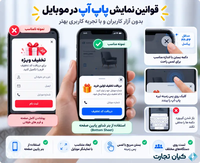پاپ آپ در طراحی سایت